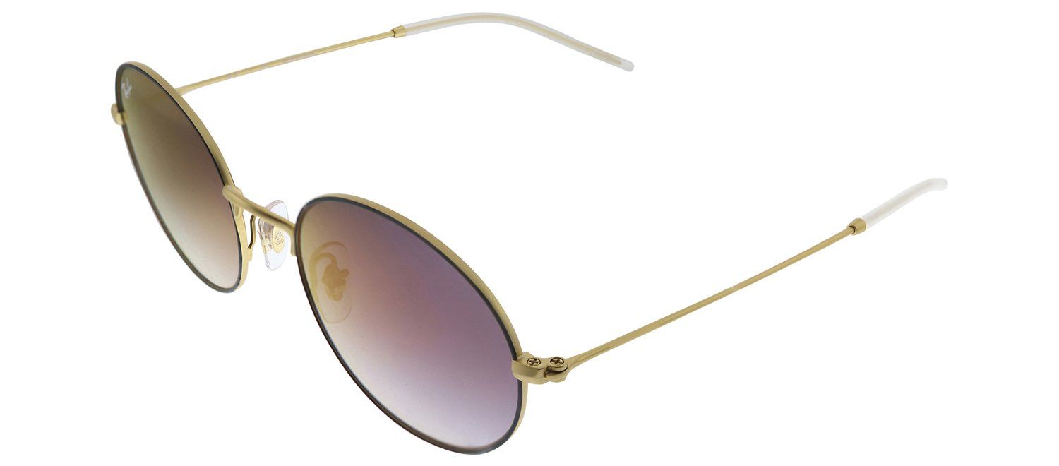 Ray-Ban RB 3594 9114U0 Oval Metal Gold Sunglasses with Purple Mirror Lens sold by Gaffos product image thumbnail 2