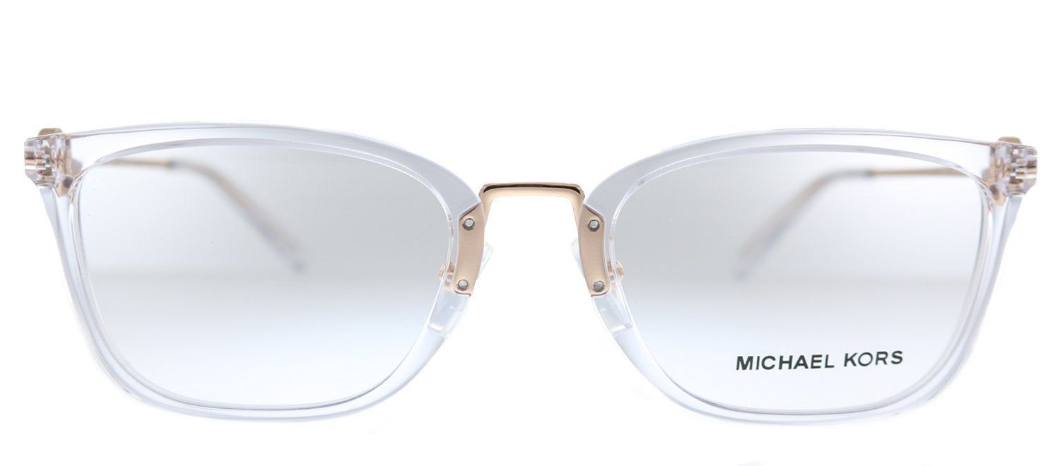 Michael Kors Captiva MK 4054 3105 Rectangle Metal Clear Eyeglasses with Demo Lens sold by Gaffos