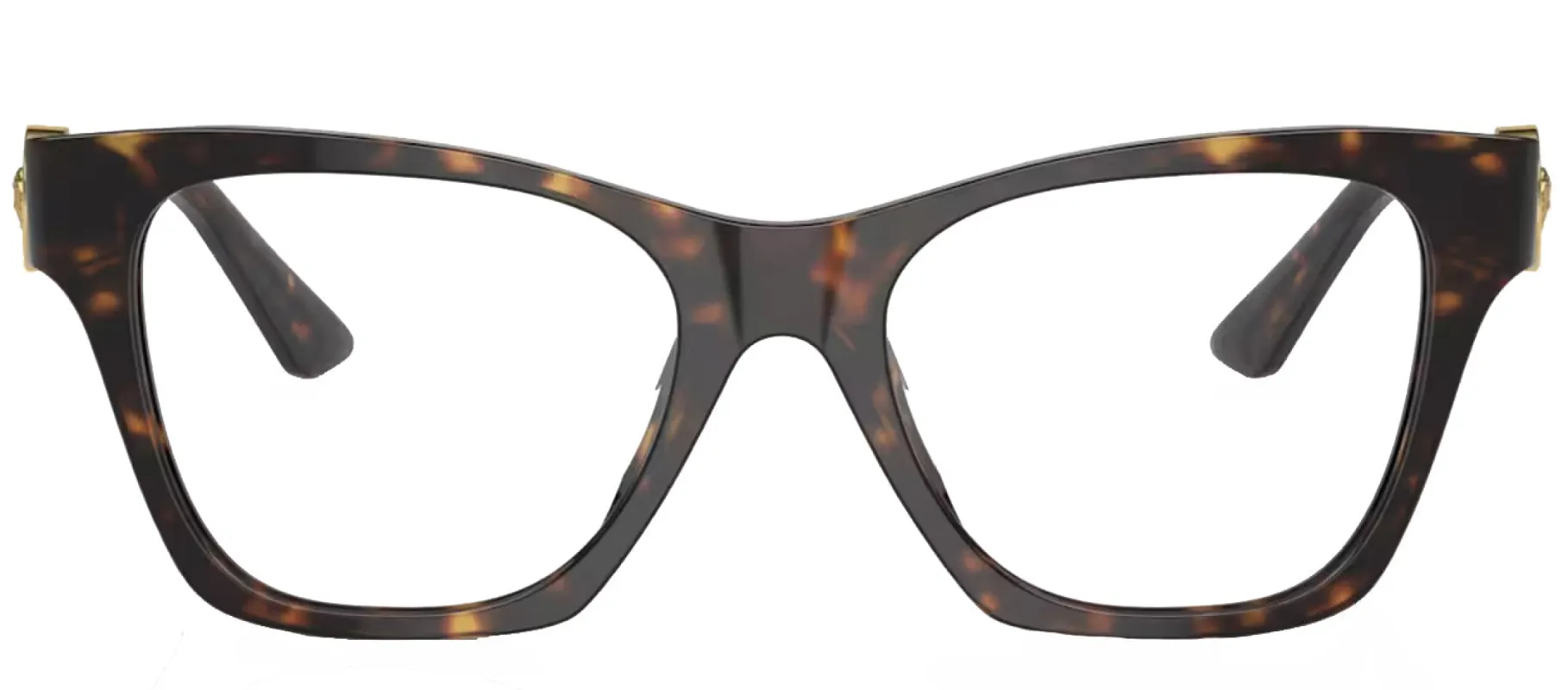 Versace VE 3341U 108 Cat-Eye Plastic Havana Eyeglasses with Logo Stamped Demo Lenses sold by Gaffos