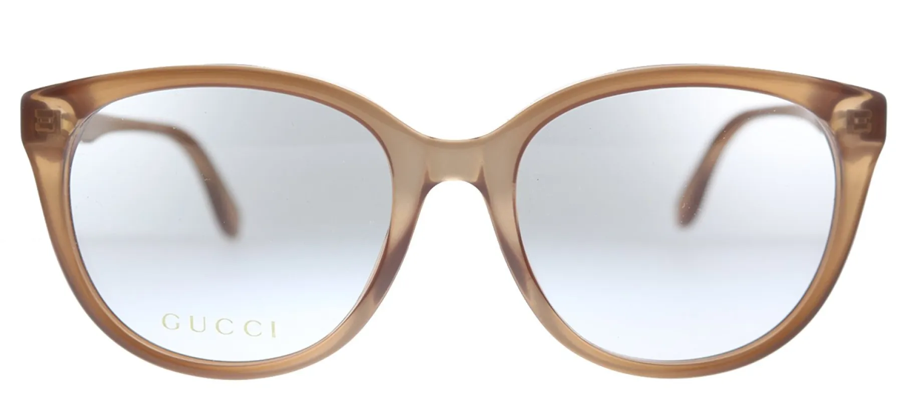 Gucci GG 0791O 002 Rectangle Acetate Brown Eyeglasses with Demo Lens sold by Gaffos