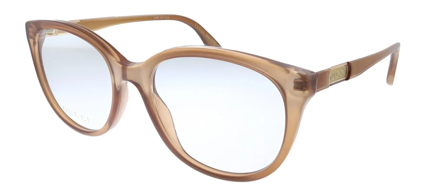 Gucci GG 0791O 002 Rectangle Acetate Brown Eyeglasses with Demo Lens sold by Gaffos product image thumbnail 2