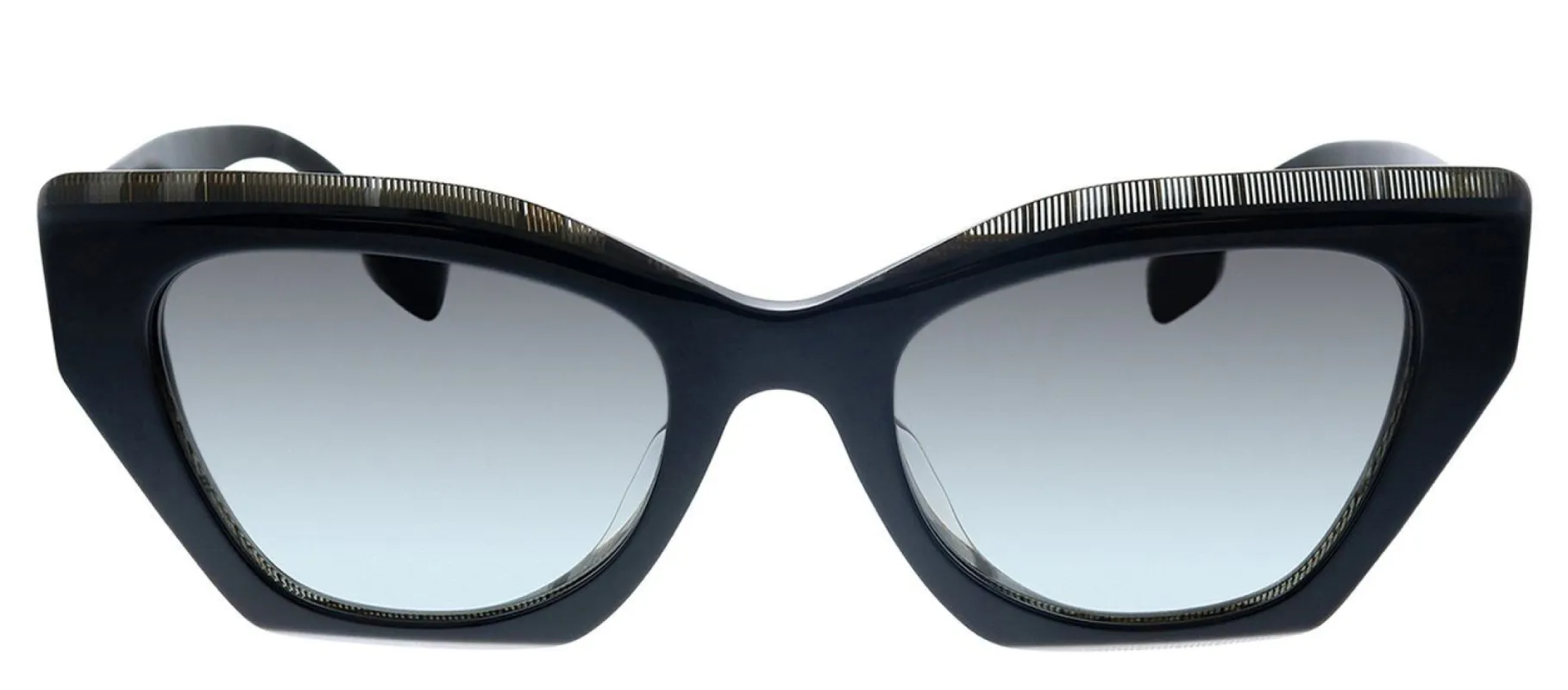 Burberry BE 4299F 382911 Butterfly Plastic Black Sunglasses with Grey Gradient Lens sold by Gaffos