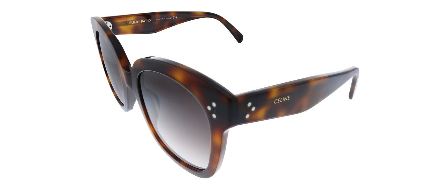 Celine CL 40181F 53K Square Plastic Havana Sunglasses with Brown Gradient Lens sold by Gaffos product image thumbnail 2
