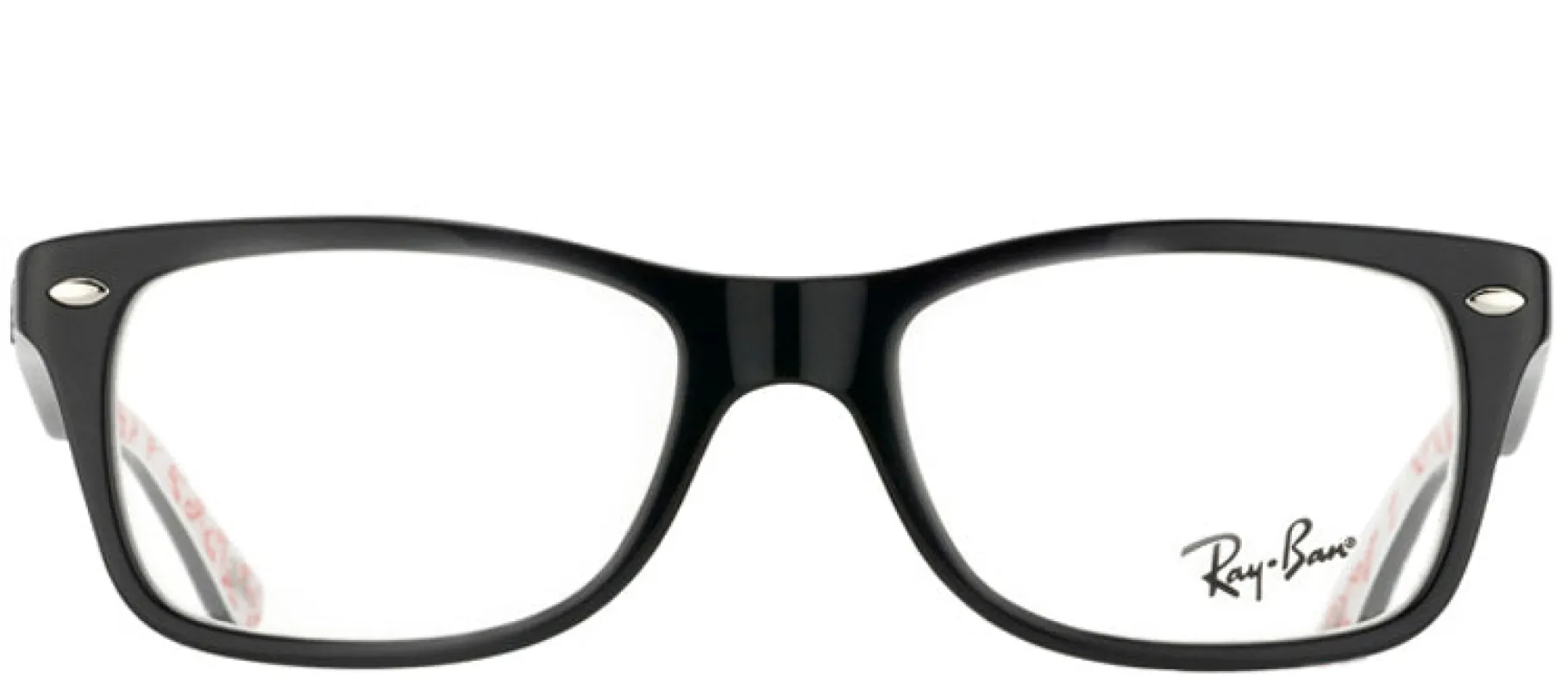 Ray-Ban RX 5228 5014 Rectangle Plastic Black Eyeglasses with Demo Lens sold by Gaffos