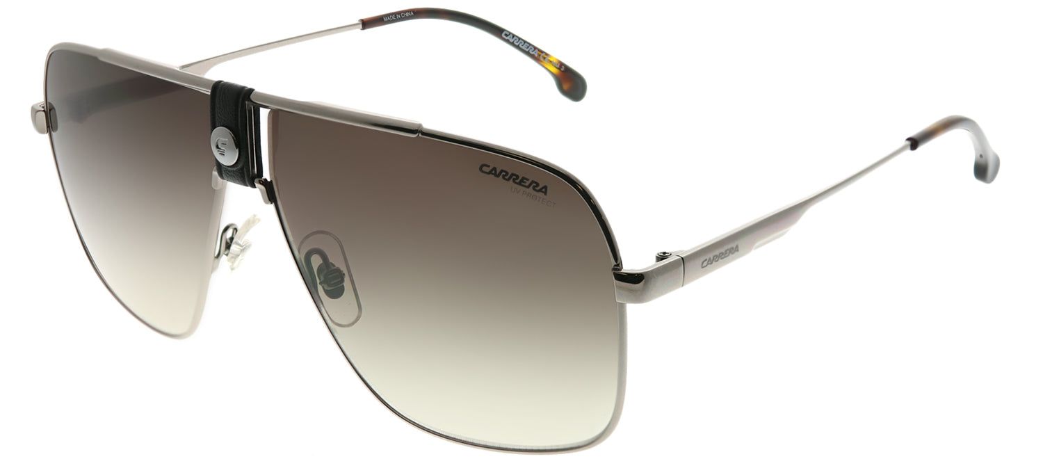 Carrera CA Carrera1018 6LB HA Aviator Metal Ruthenium/ Gunmetal Sunglasses with Brown Gradient Lens sold by Gaffos product image thumbnail 2