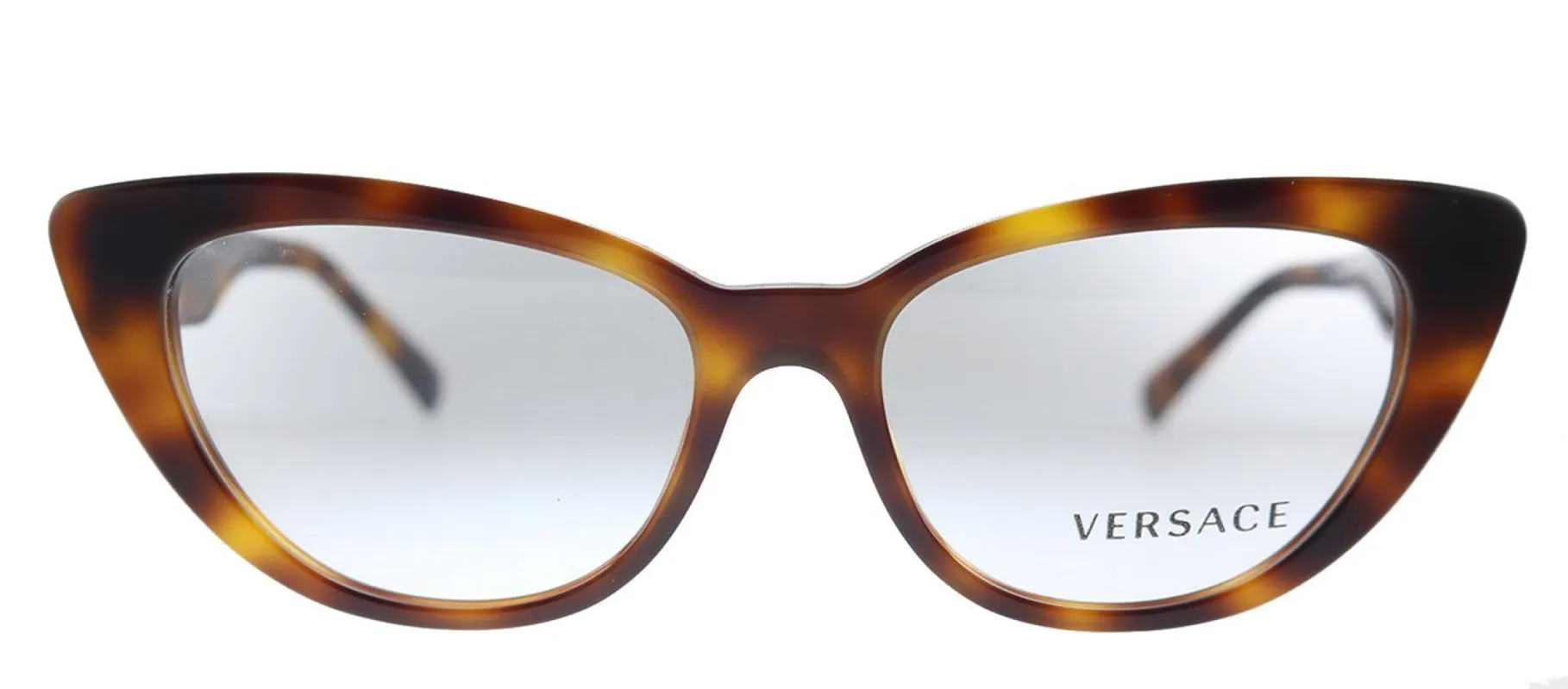 Versace VE 3286 5217 Cat-Eye Plastic Havana Eyeglasses with Demo Lens sold by Gaffos