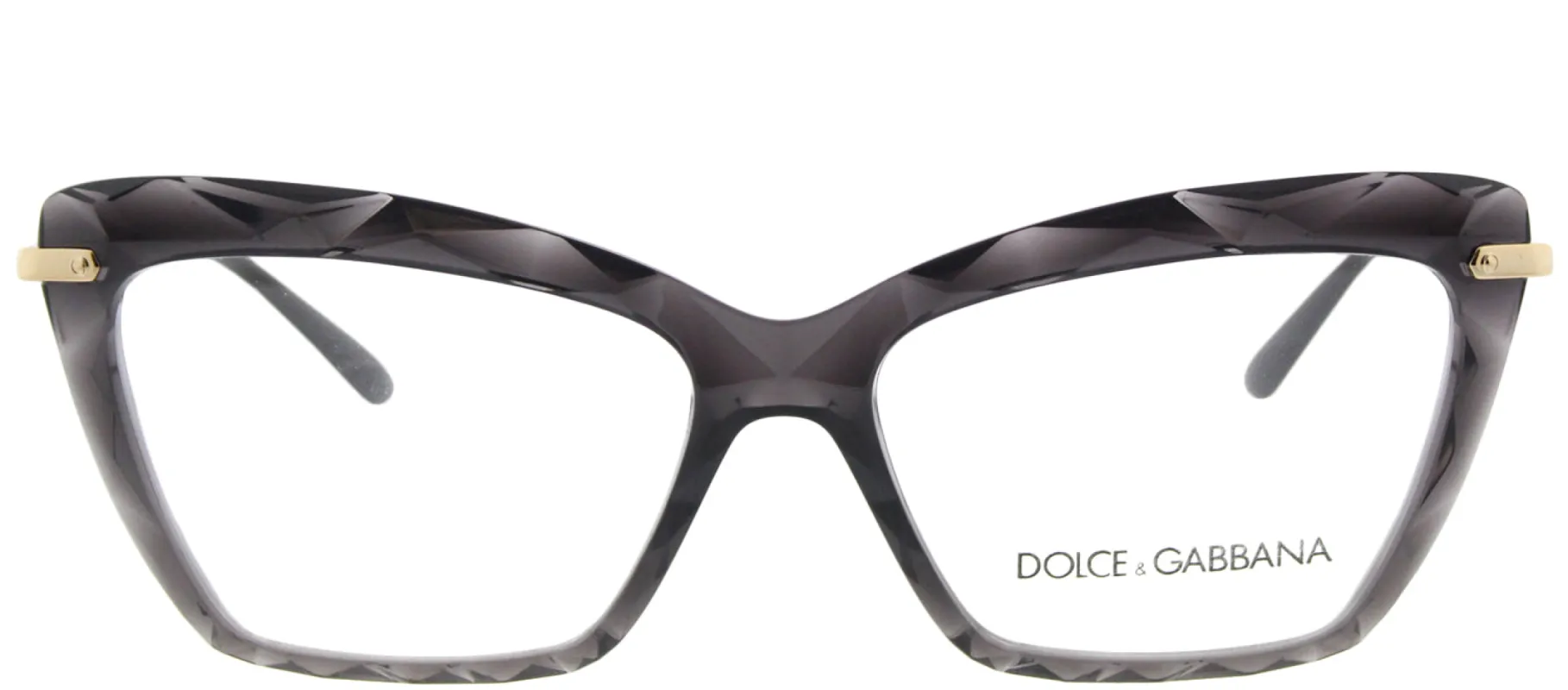Dolce & Gabbana DG 5025 504 Cat-Eye Plastic Grey Eyeglasses with Demo Lens sold by Gaffos