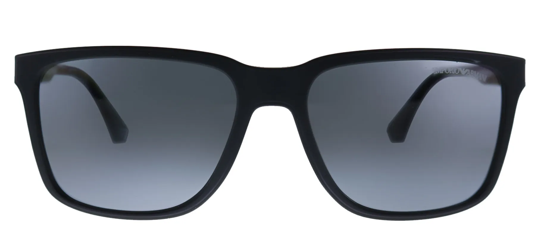Emporio Armani EA 4047 506381 Square Plastic Black Sunglasses with Grey Polarized Lens sold by Gaffos