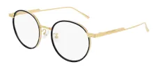 Bottega Veneta NEW CLASSIC BV 1017O 003 Round Metal Gold Eyeglasses with Logo Stamped Demo Lenses sold by Gaffos