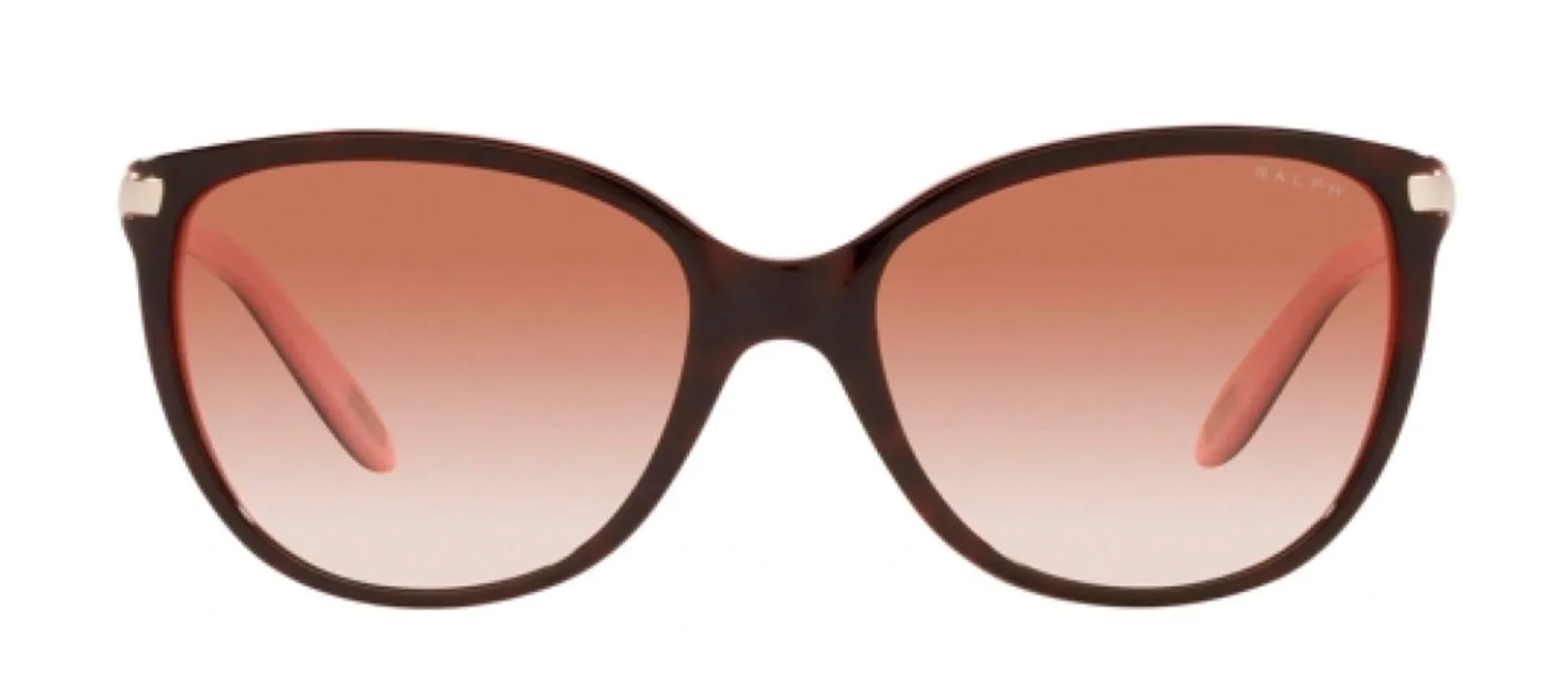 Ralph by Ralph Lauren RA 5160 599/97 Cat-Eye Plastic Havana Sunglasses with Rose Gradient Lens sold by Gaffos