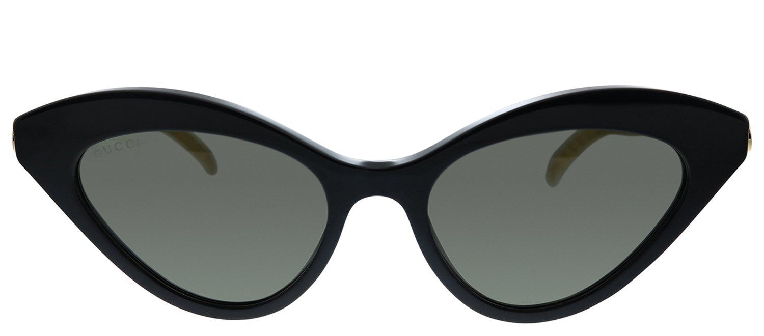 Gucci GG 0978S 001 Cat-Eye Acetate Black Sunglasses with Grey Lens sold by Gaffos
