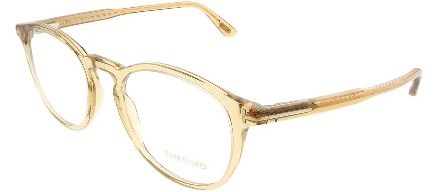 Tom Ford FT 5401 045 Round Plastic Brown Eyeglasses with Demo Lens sold by Gaffos product image thumbnail 2