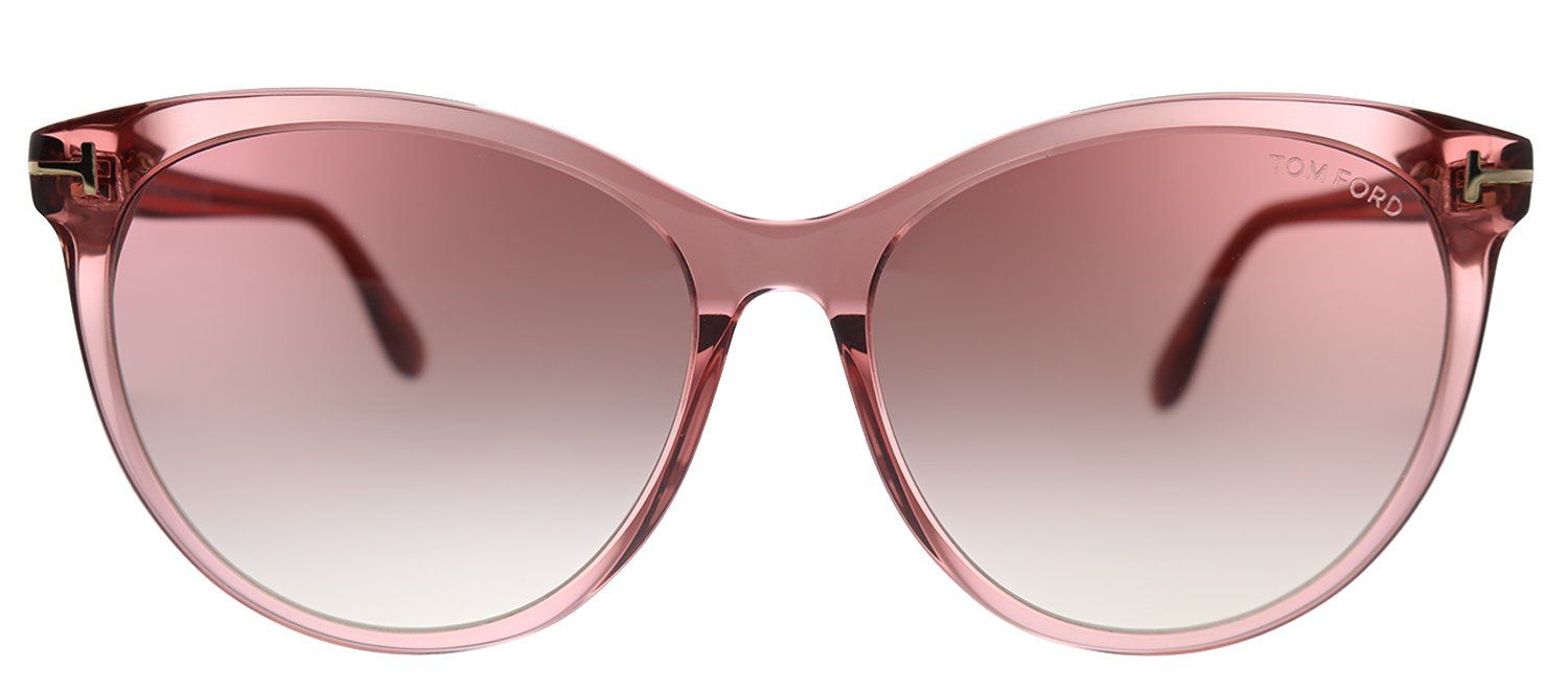Tom Ford Maxim TF 787 72T Round Plastic Pink Sunglasses with Pink Gradient Lens sold by Gaffos