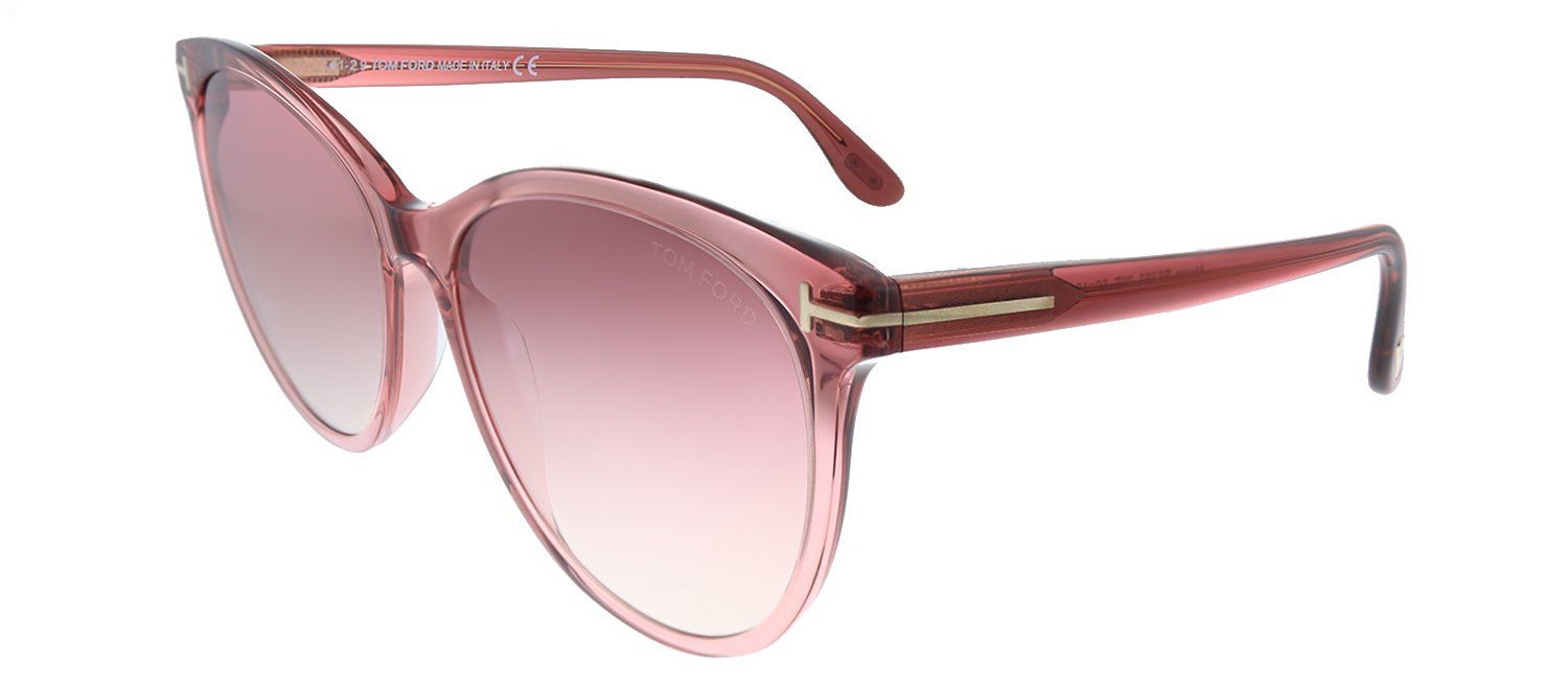 Tom Ford Maxim TF 787 72T Round Plastic Pink Sunglasses with Pink Gradient Lens sold by Gaffos product image thumbnail 2