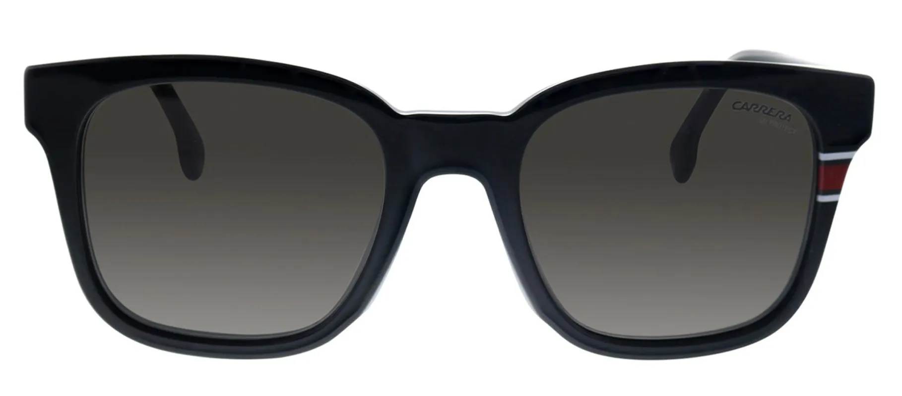 Carrera CA Carrera164 807 IR Rectangle Plastic Black Sunglasses with Grey Polarized Lens sold by Gaffos