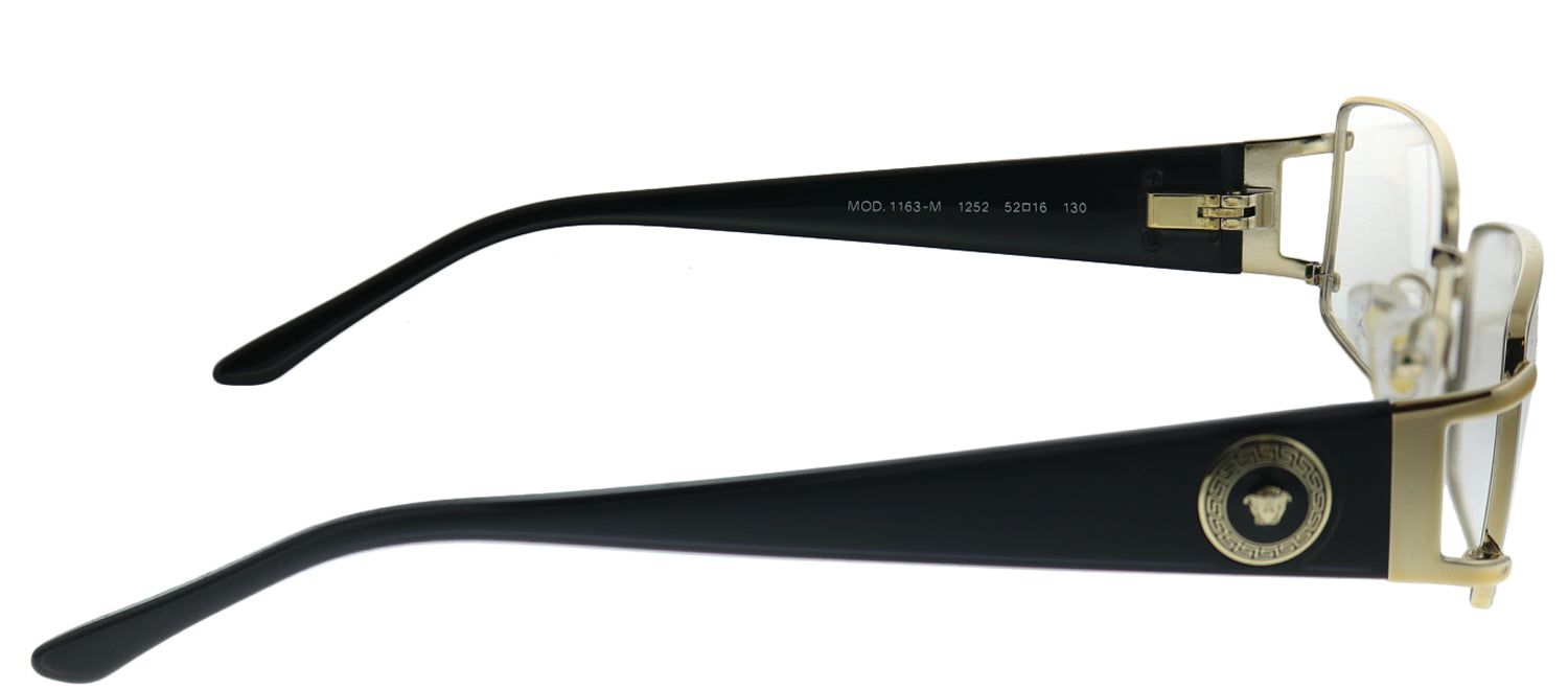Versace VE 1163M 1252 Rectangle Metal Gold Eyeglasses with Demo Lens sold by Gaffos product image thumbnail 3