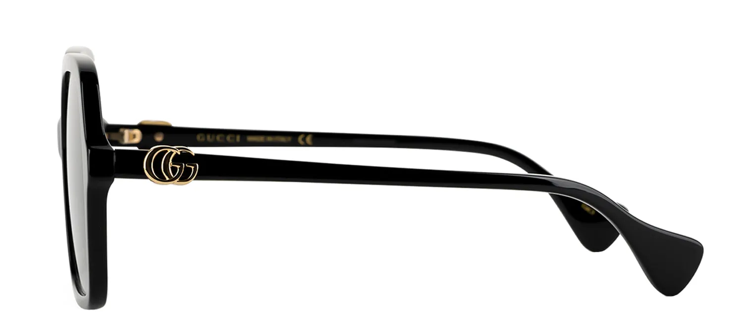 Gucci GG 1072S 001 Square Plastic Black Sunglasses with Grey Gradient Lens sold by Gaffos product image thumbnail 3