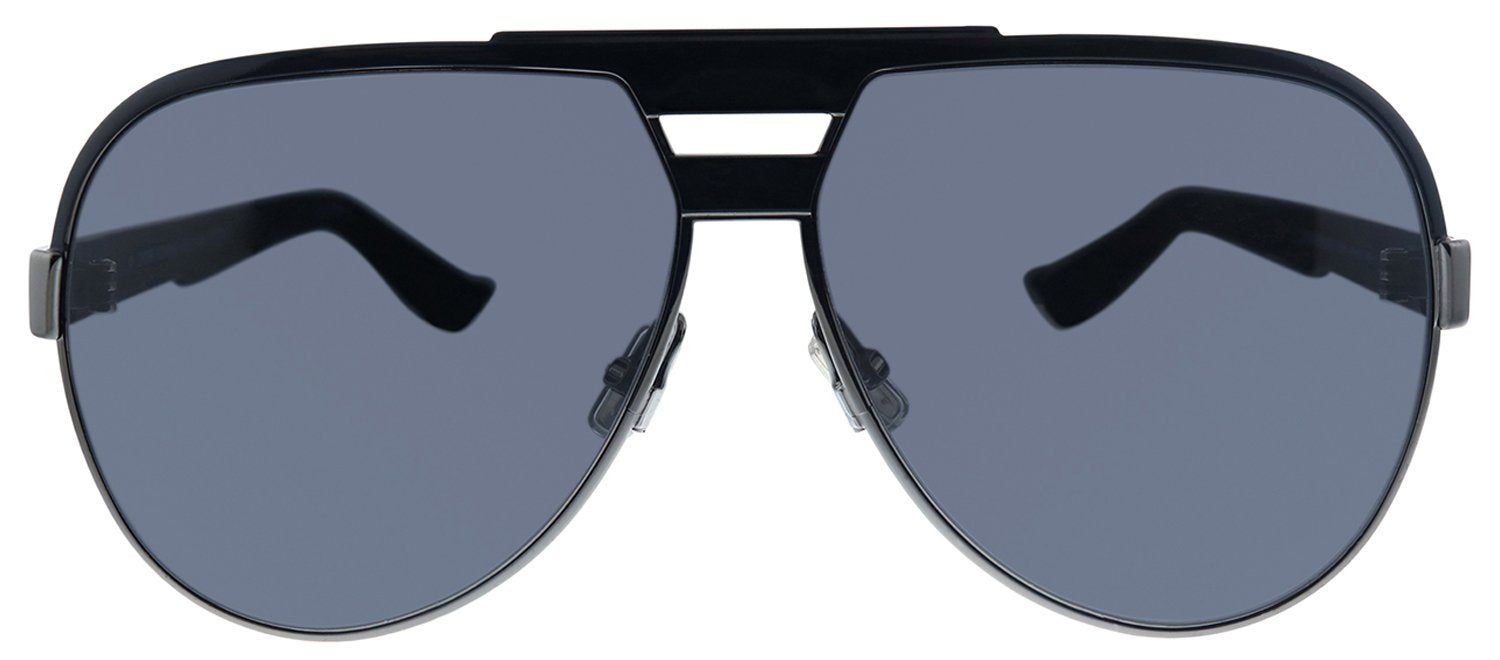 Dior CD DIORRORERUNNER V81 Aviator Metal Ruthenium Sunglasses with Grey Lens sold by Gaffos