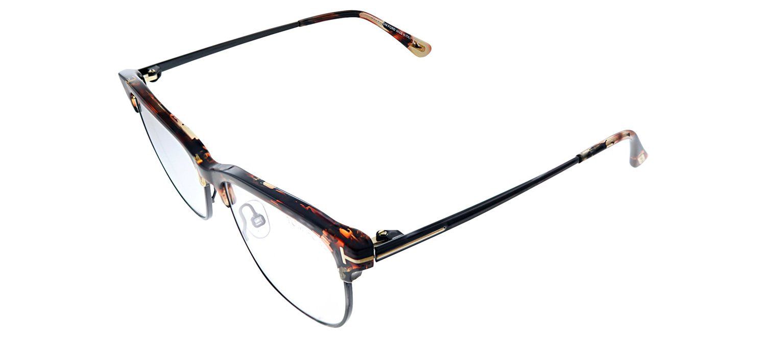 Tom Ford FT 5546-B 055 Square Plastic Tortoise Eyeglasses with Blue Block Lens sold by Gaffos product image thumbnail 2