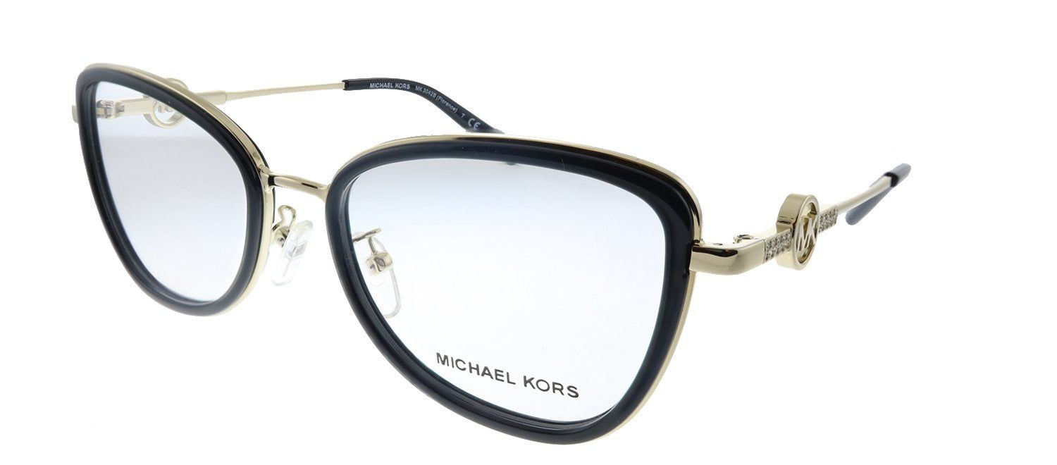 Michael Kors Florence MK 3042B 1014 Butterfly Metal Gold Eyeglasses with Demo Lens sold by Gaffos product image thumbnail 2
