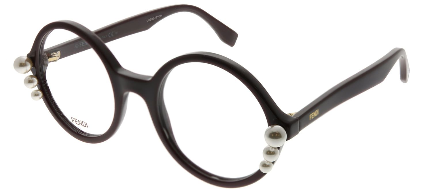 Fendi FF 0298 0T7 Round Plastic Purple Eyeglasses with Demo Lens sold by Gaffos product image thumbnail 2
