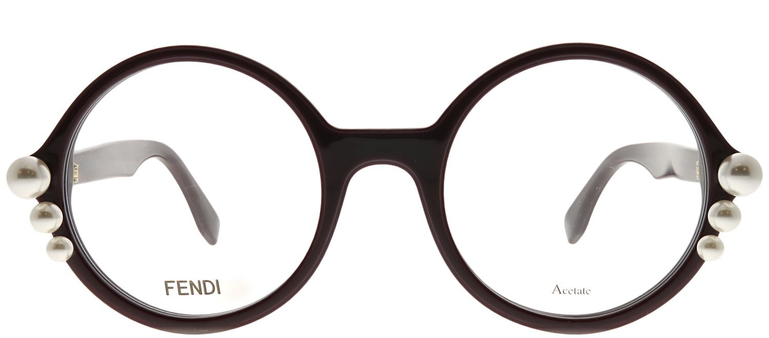 Fendi FF 0298 0T7 Round Plastic Purple Eyeglasses with Demo Lens sold by Gaffos