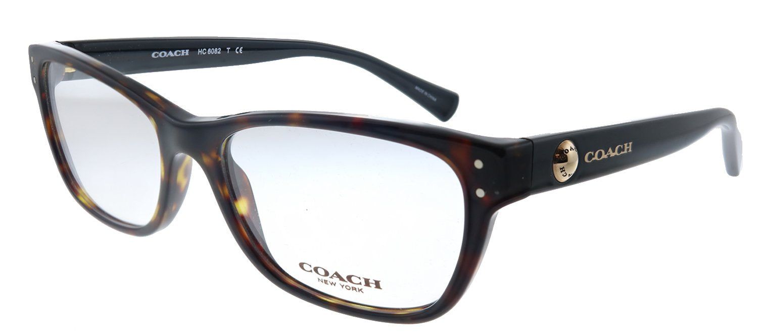 Coach HC 6082 5244 Rectangle Plastic Havana Eyeglasses with Demo Lens sold by Gaffos product image thumbnail 2
