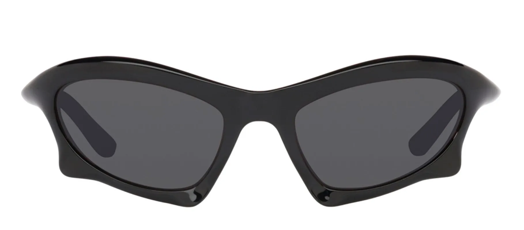 Balenciaga BB 0229S 001 Fashion Plastic Black Sunglasses with Grey Lens sold by Gaffos