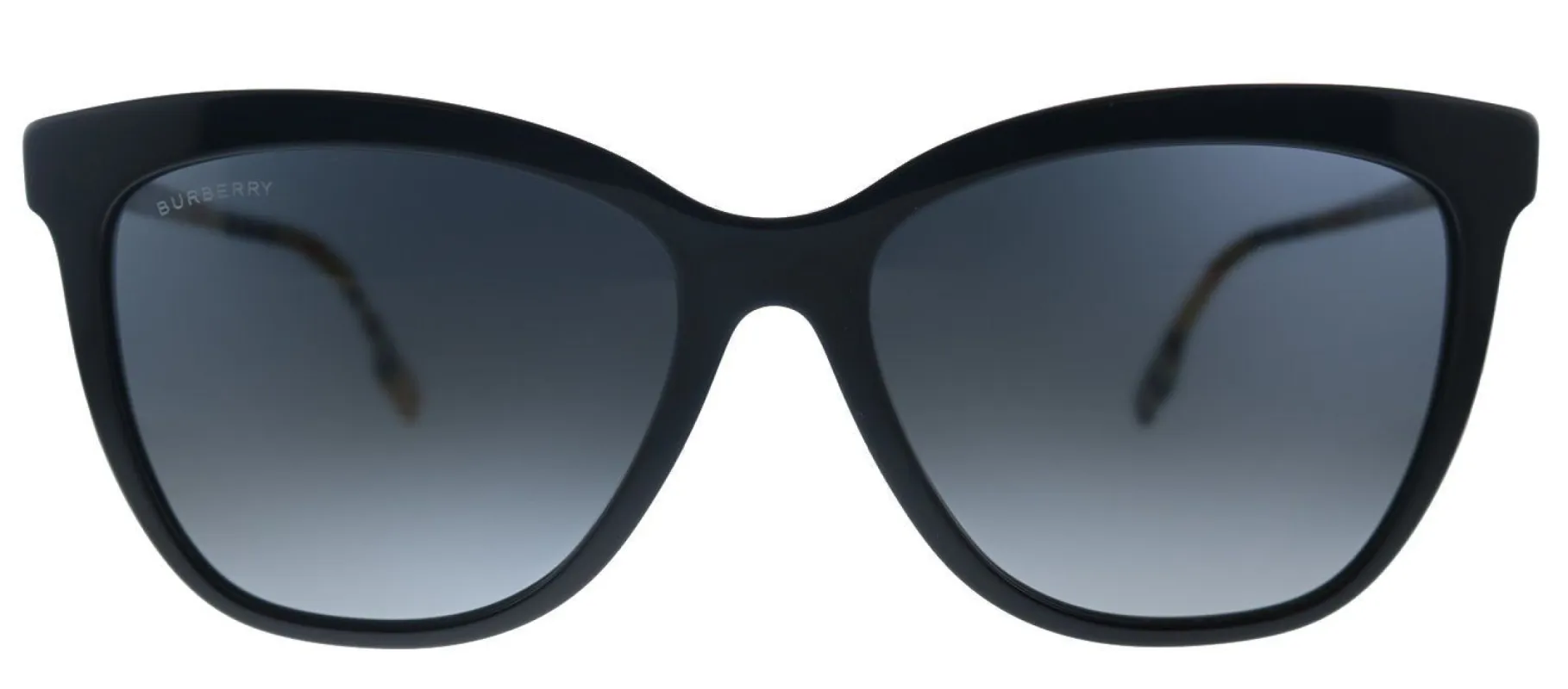 Burberry Clare BE 4308 3853T3 Square Plastic Black Sunglasses with Black Polarized Lens sold by Gaffos