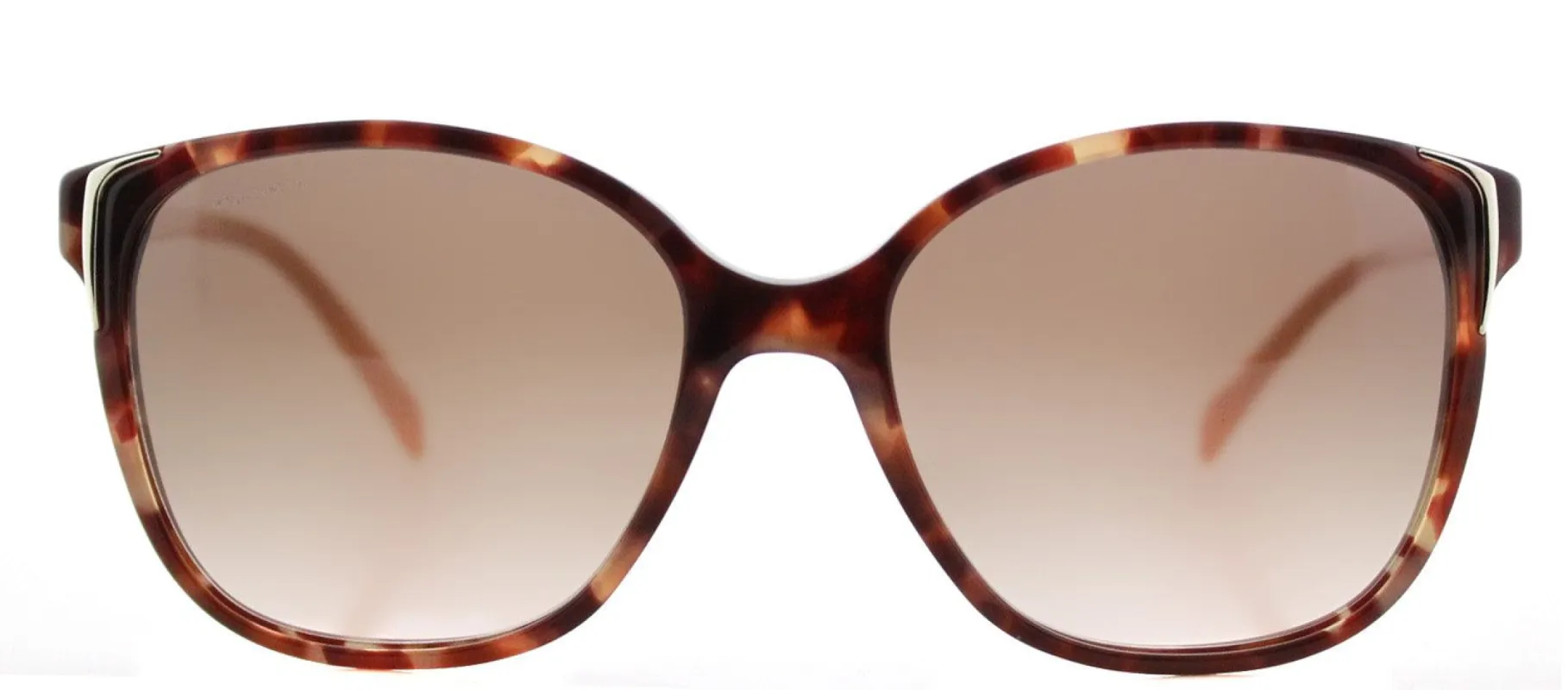 Prada PR 01OS UE00A6 Square Plastic Tortoise/ Havana Sunglasses with Brown Gradient Lens sold by Gaffos