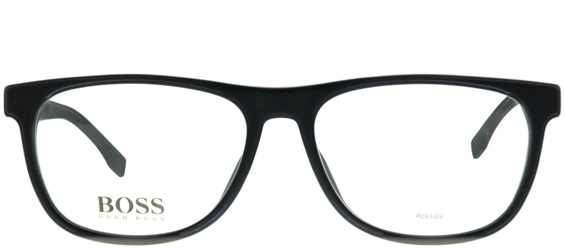 Hugo Boss BOSS 0985 003 Rectangular Plastic Black Eyeglasses with Demo Lens made by Gaffos