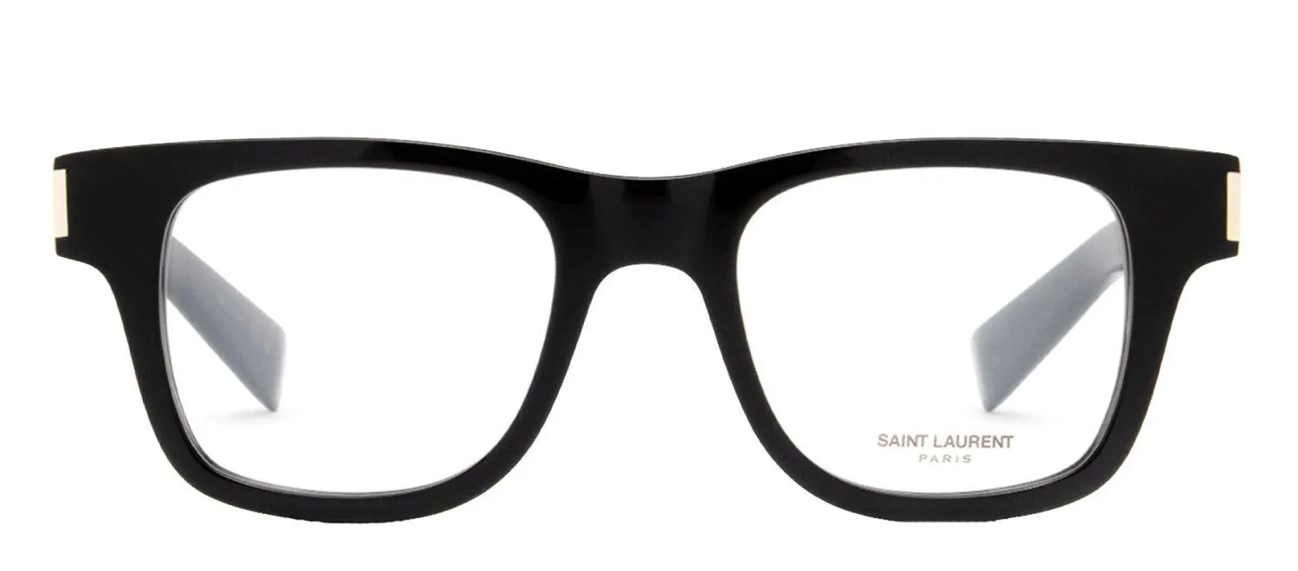 Saint Laurent SL 564 OPT 005 Square Plastic Black Eyeglasses with Clear Lens sold by Gaffos
