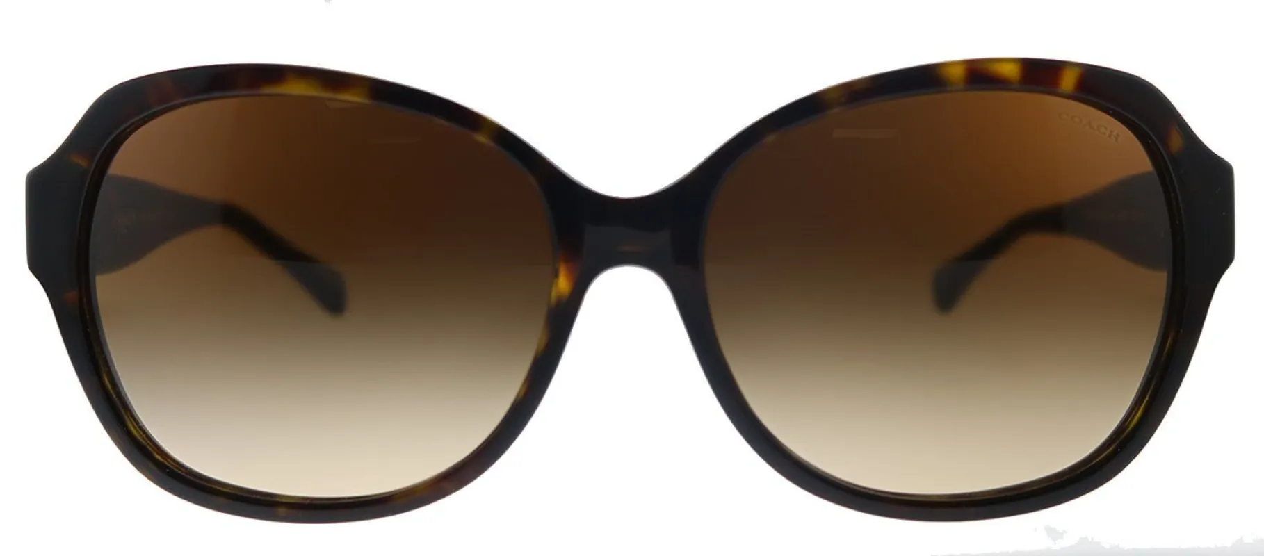 Coach HC 8150 512013 Square Plastic Havana Sunglasses with Brown Gradient Lens sold by Gaffos