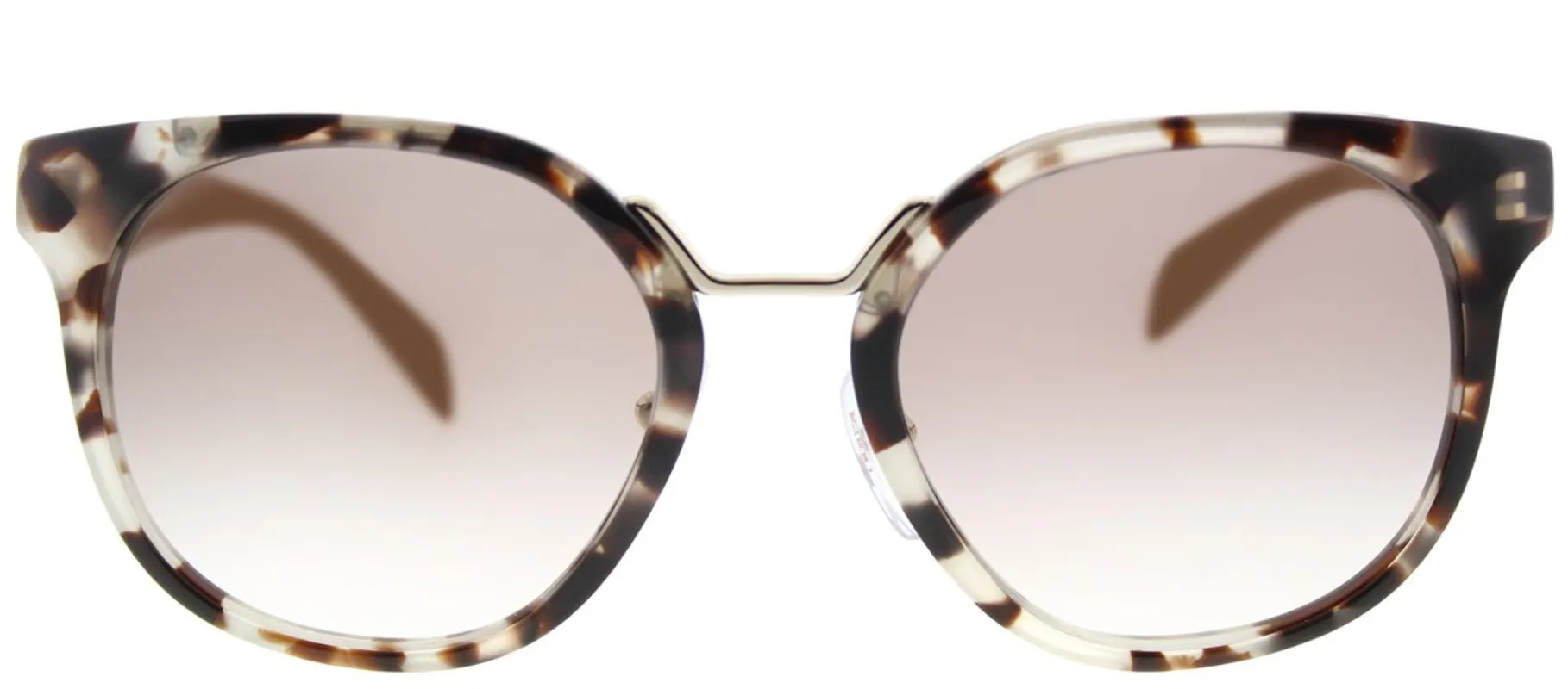 Prada PR 17TS UAO1L0 Square Plastic Brown Sunglasses with Brown Gradient Lens sold by Gaffos