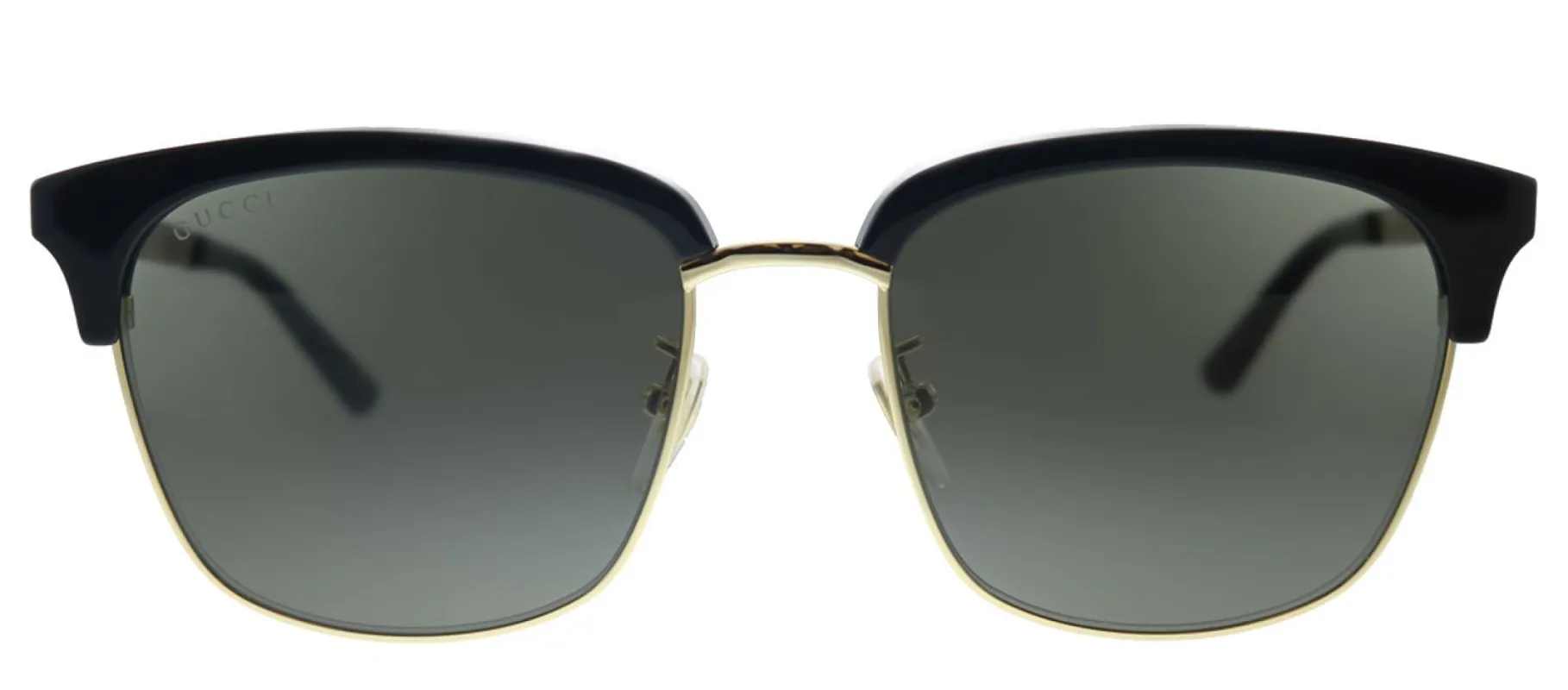 Gucci GG 0697S 001 Square Acetate Black Sunglasses with Grey Lens sold by Gaffos