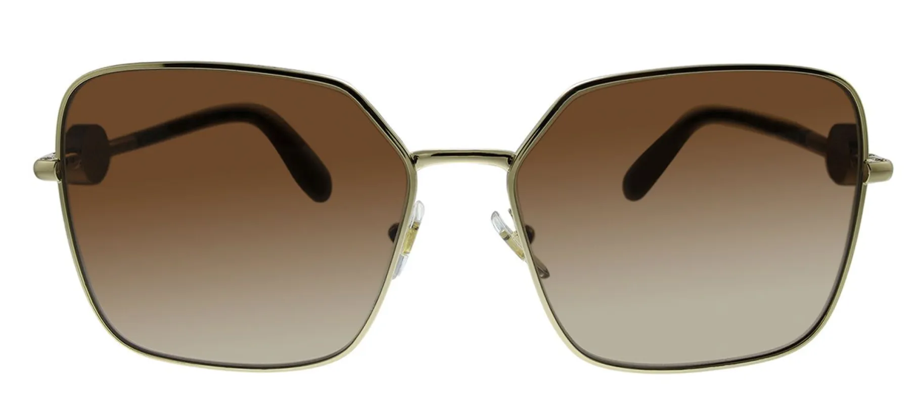 Versace VE 2227 125213 Square Metal Gold Sunglasses with Brown Gradient Lens sold by Gaffos