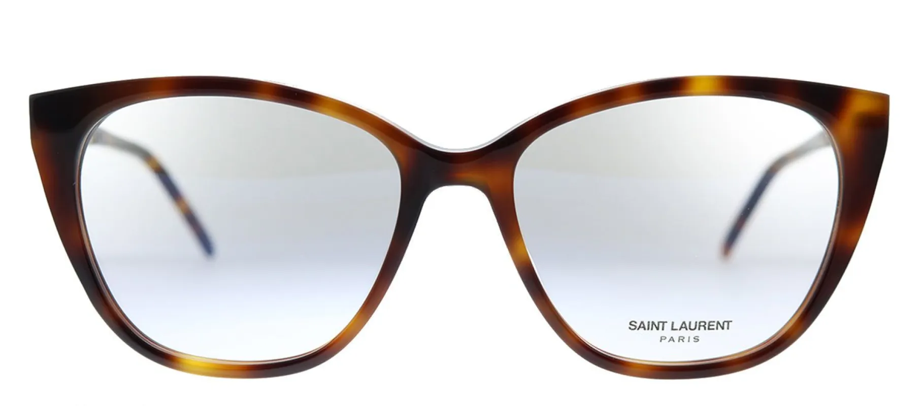 Saint Laurent SL M72 004 Cat-Eye Acetate Havana Eyeglasses with Demo Lens sold by Gaffos