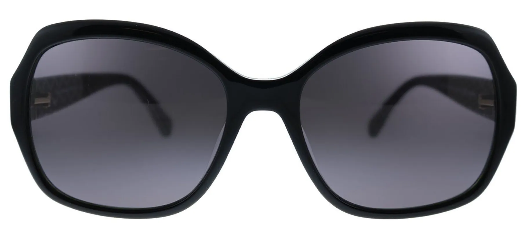 Kate Spade New York KS AMBERLYNN/S 807 M9 Square Plastic Black Sunglasses with Grey Polarized Lens sold by Gaffos