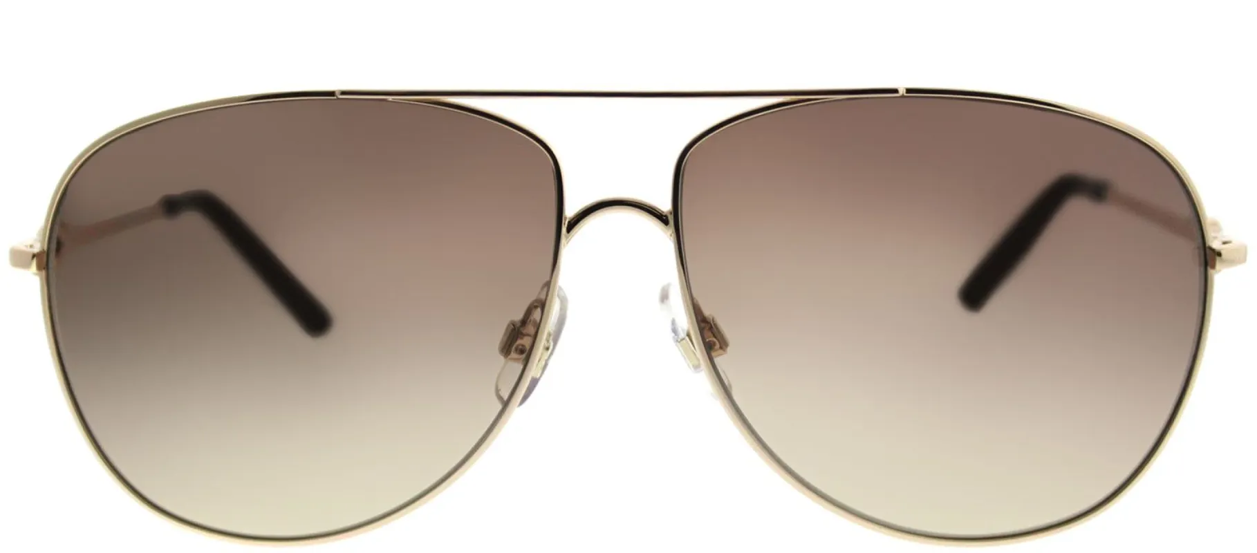 Swarovski SK 0100 28F Aviator Metal Gold Sunglasses with Brown Gradient Lens made by Gaffos