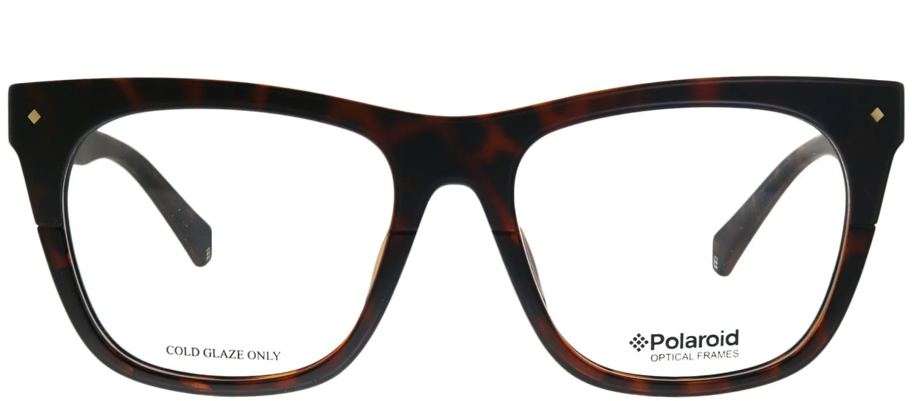 Polaroid PLD D344 086 Square Plastic Tortoise/ Havana Eyeglasses with Demo Lens sold by Gaffos