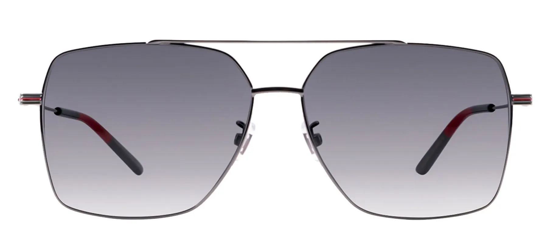 Gucci GG 1053S 001 Square Metal Gunmetal Sunglasses with Grey Lens sold by Gaffos