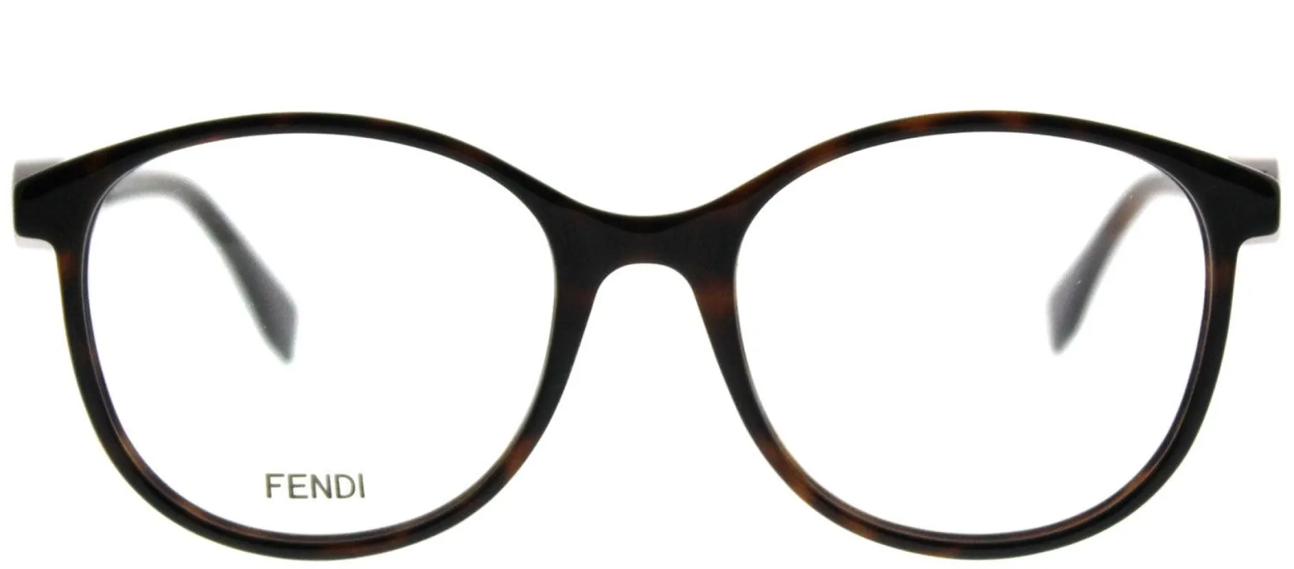 Fendi FF 0299 086 Round Plastic Tortoise/ Havana Eyeglasses with Demo Lens sold by Gaffos