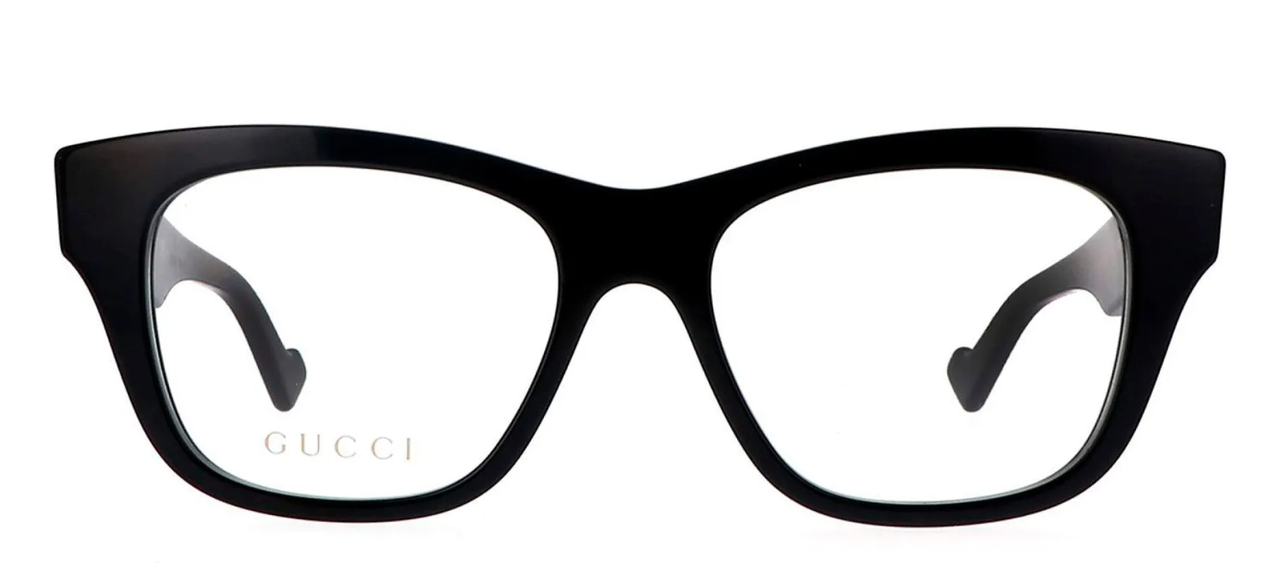 Gucci GG 0999O 001 Cat-Eye Plastic Black Eyeglasses with Logo Stamped Demo Lenses sold by Gaffos