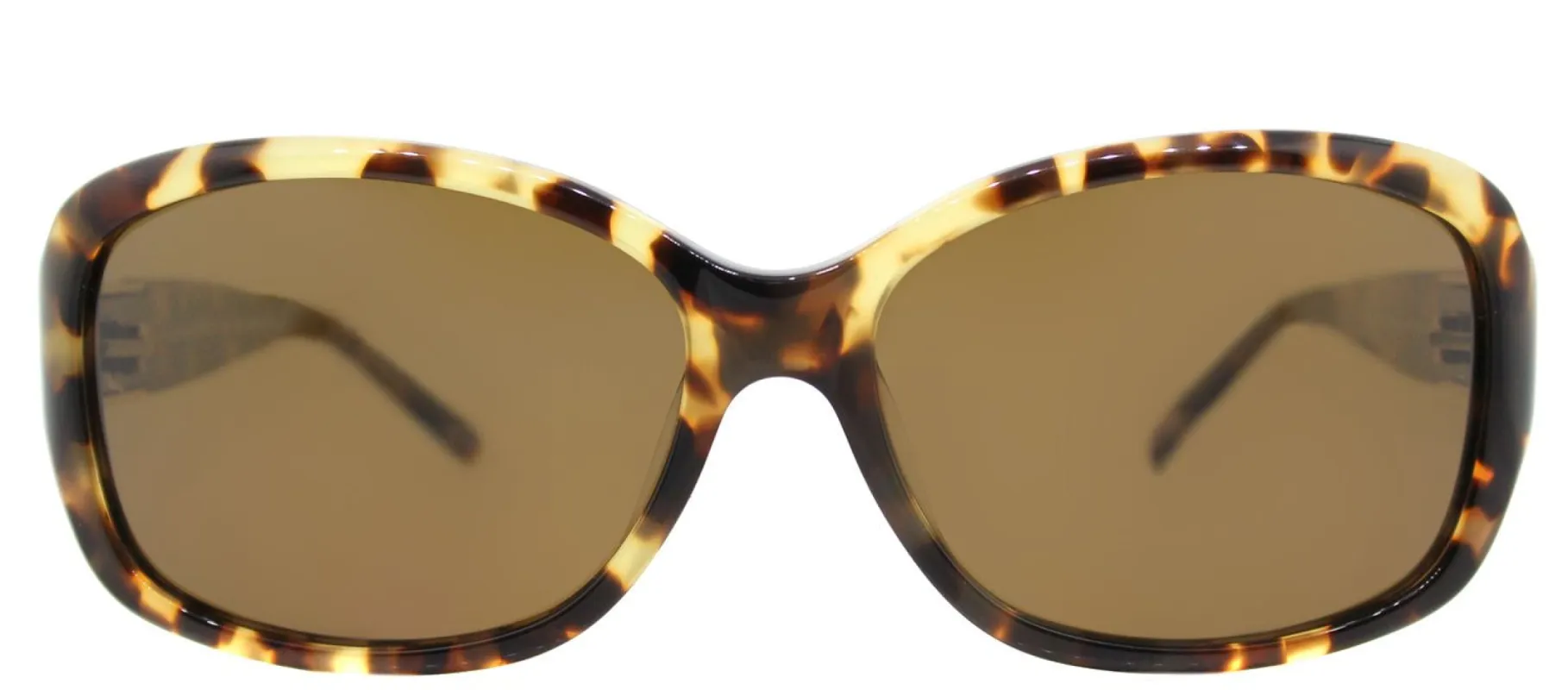 Kate Spade KS Annika/P ESPP Rectangle Plastic Tortoise/ Havana Sunglasses with Brown Polarized Lens made by Gaffos