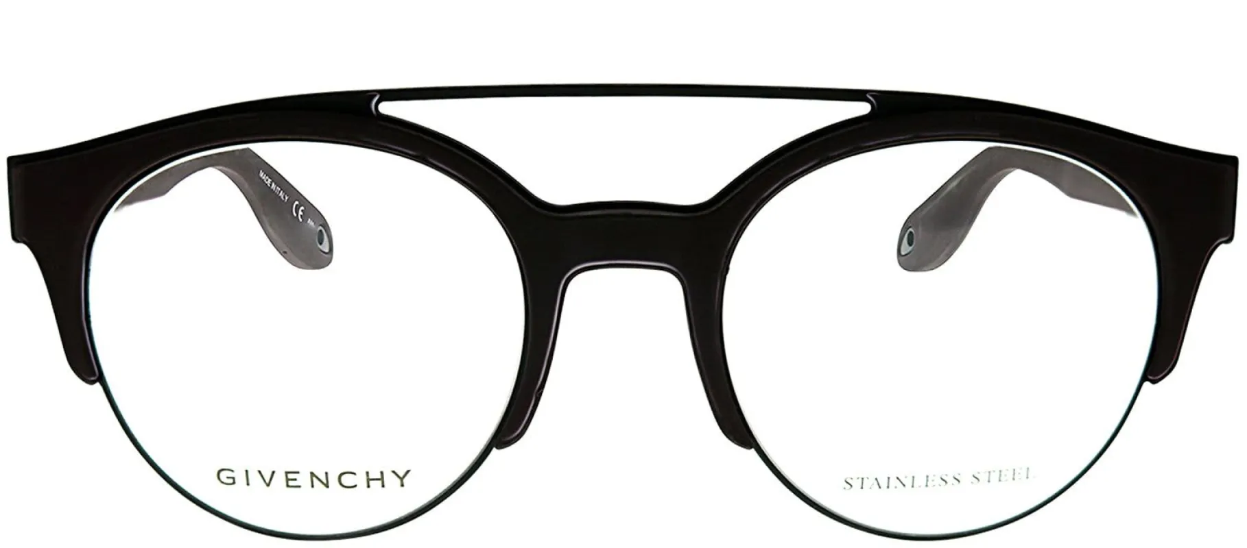 Givenchy GV 0020 Y2E/21 Round Plastic Black Eyeglasses with Demo Lens sold by Gaffos