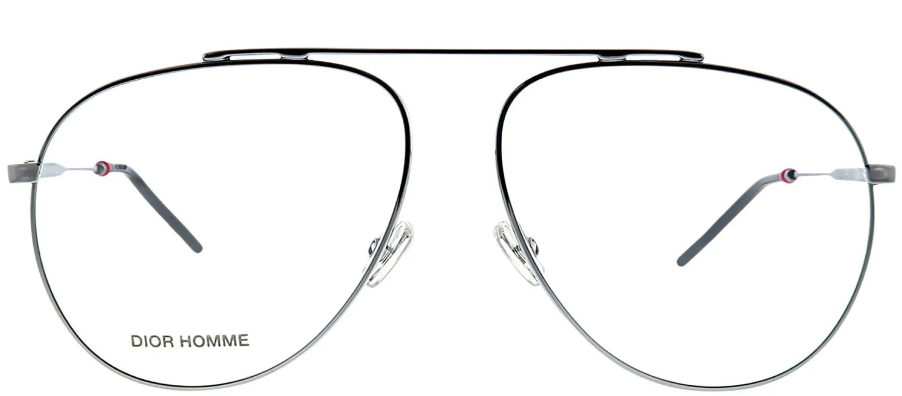 Dior Homme Dior 0221 KJ1 Aviator Metal Ruthenium/ Gunmetal Eyeglasses with Demo Lens sold by Gaffos