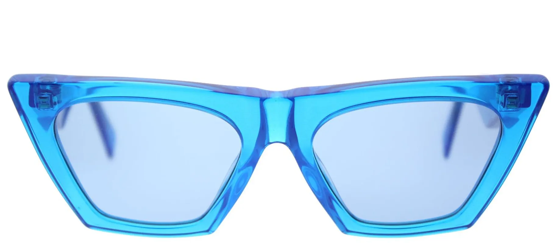 Celine CL 41468 GEG Cat-Eye Plastic Blue Sunglasses with Blue Lens sold by Gaffos