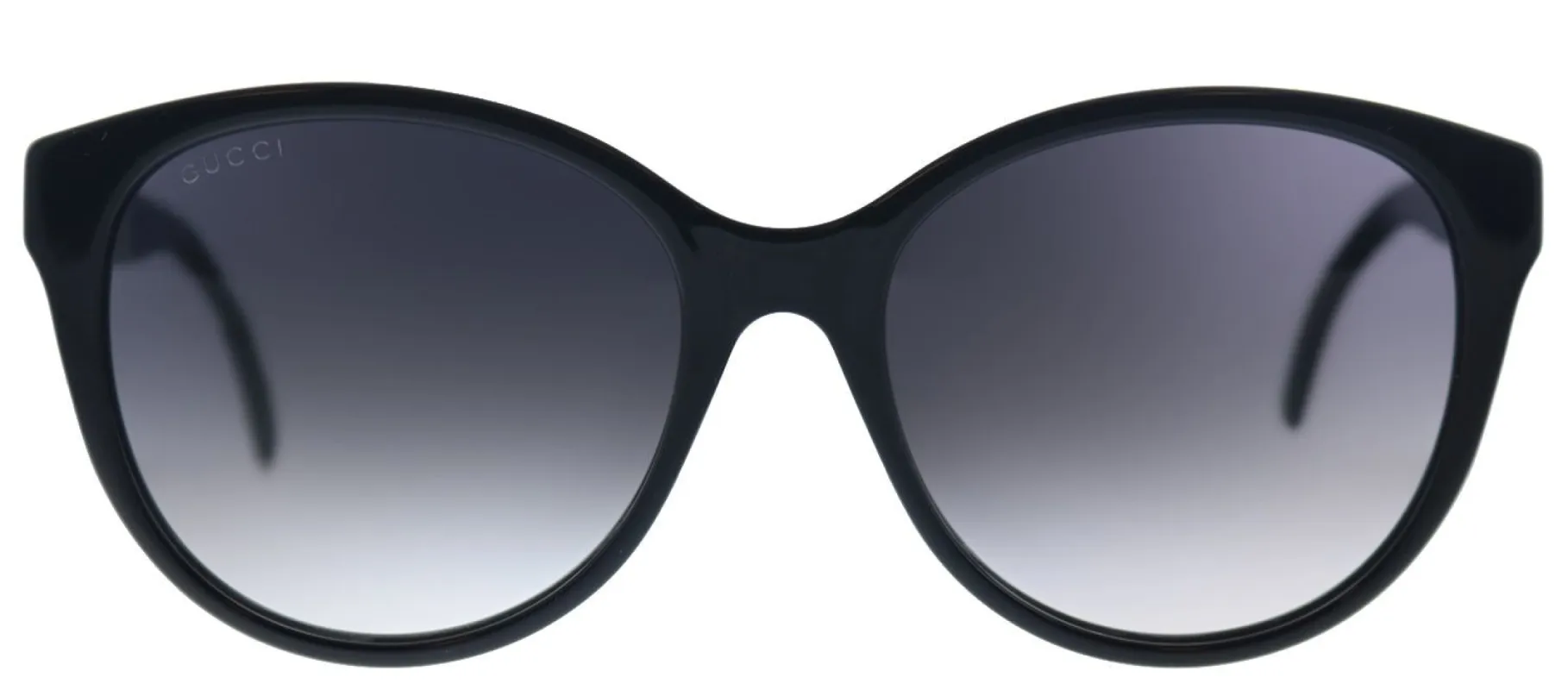 Gucci GG 0631S 001 Round Acetate Black Sunglasses with Grey Gradient Lens sold by Gaffos