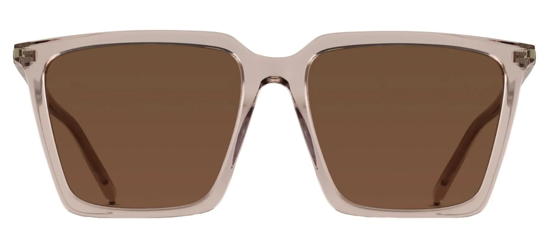 Saint Laurent SL 474S 3 Square Plastic Clear Sunglasses with Brown Lens sold by Gaffos