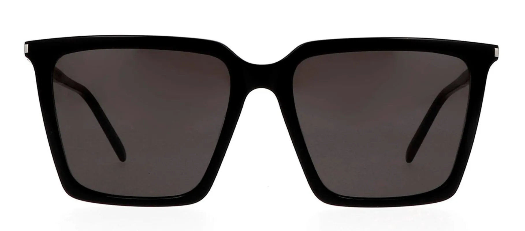 Saint Laurent SL 474S 1 Square Plastic Black Sunglasses with Grey Lens sold by Gaffos